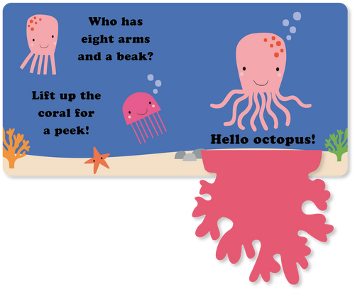 Fuzzy Friends Hide and Seek Book Ocean