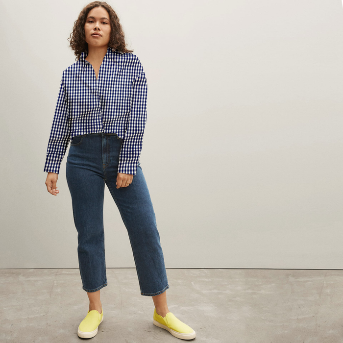 Gingham Poly Cotton - Black & White