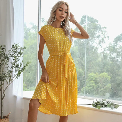 Heather - Polka Bloom Dress