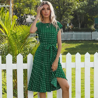 Heather - Polka Bloom Dress