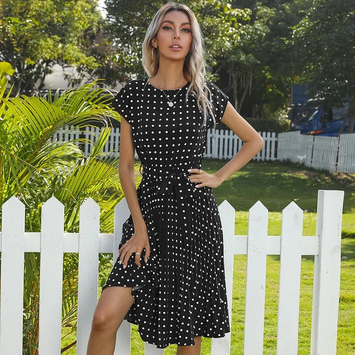 Heather - Polka Bloom Dress