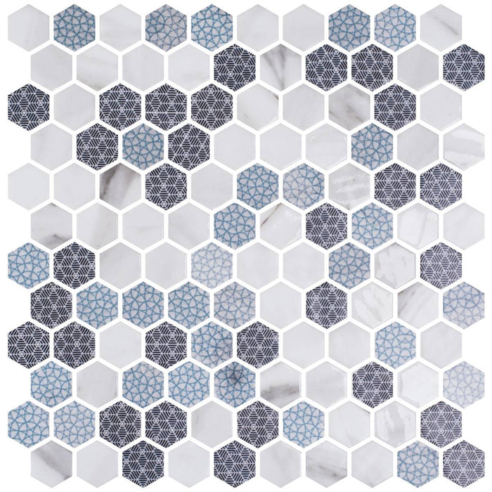Hex Gilda 30.1 x 29.0cm Mosaic Sheet