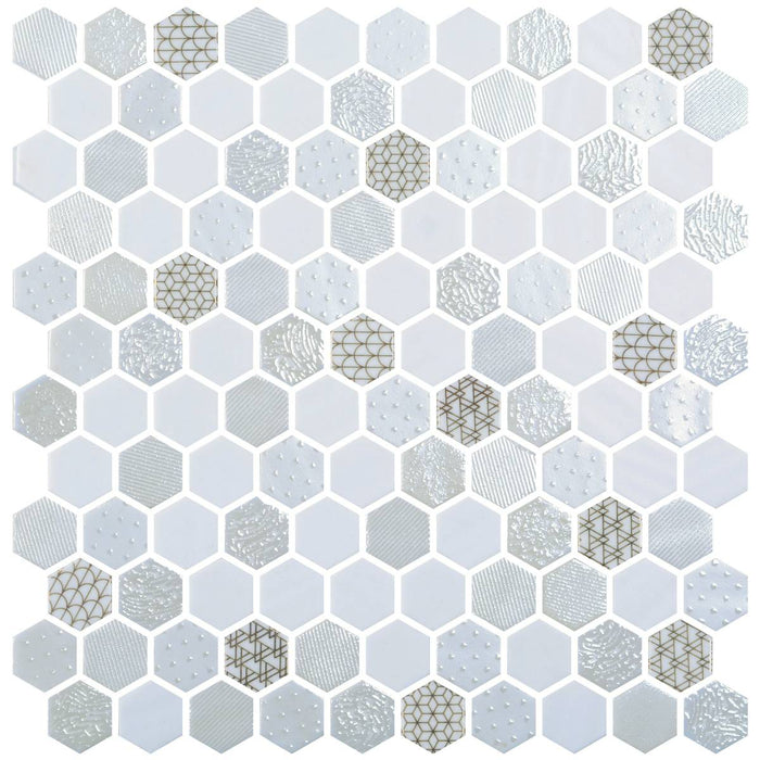 Hex Lynx 30.1 x 29.0cm Mosaic Sheet