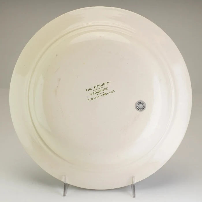 Historic Wedgwood Etruria Tureen, Green Laurel