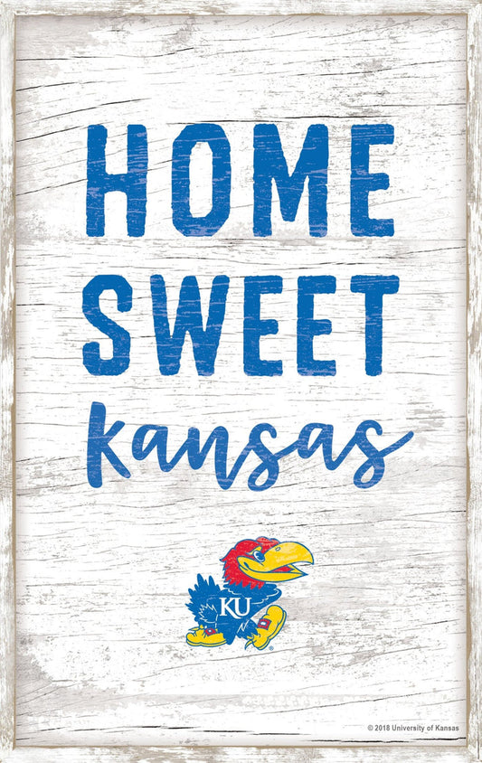 Home Sweet Kansas Wood Table Topper - Wichita Home Outlet