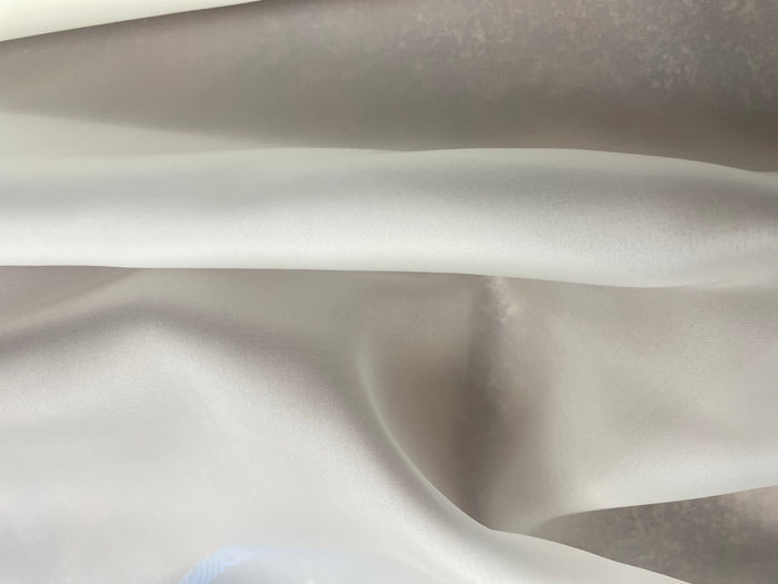 Silk Organza Satin Face - Ivory
