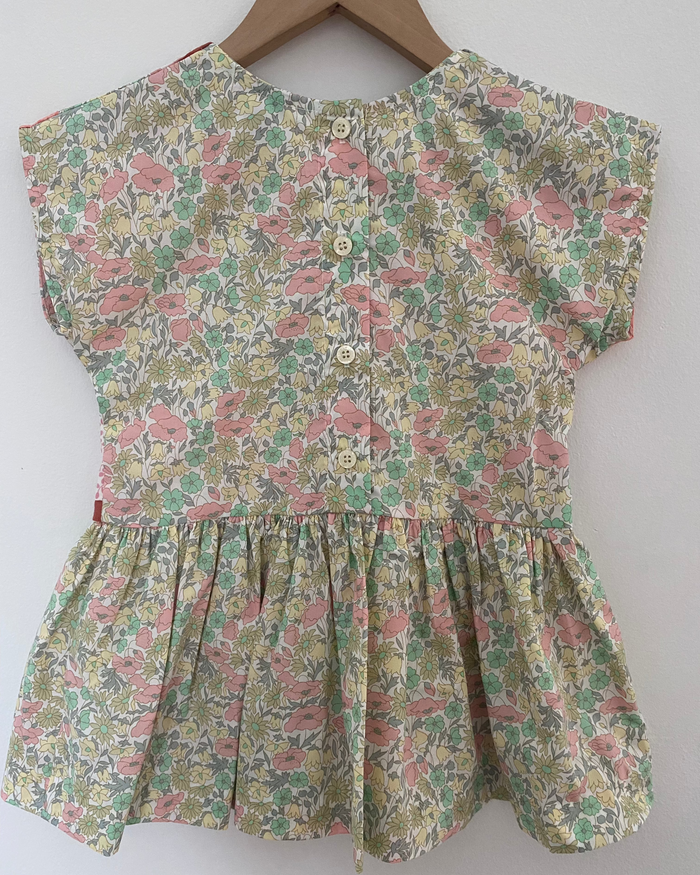 Pretty Wild Kids Maggie Patch Dress Daisy Lime