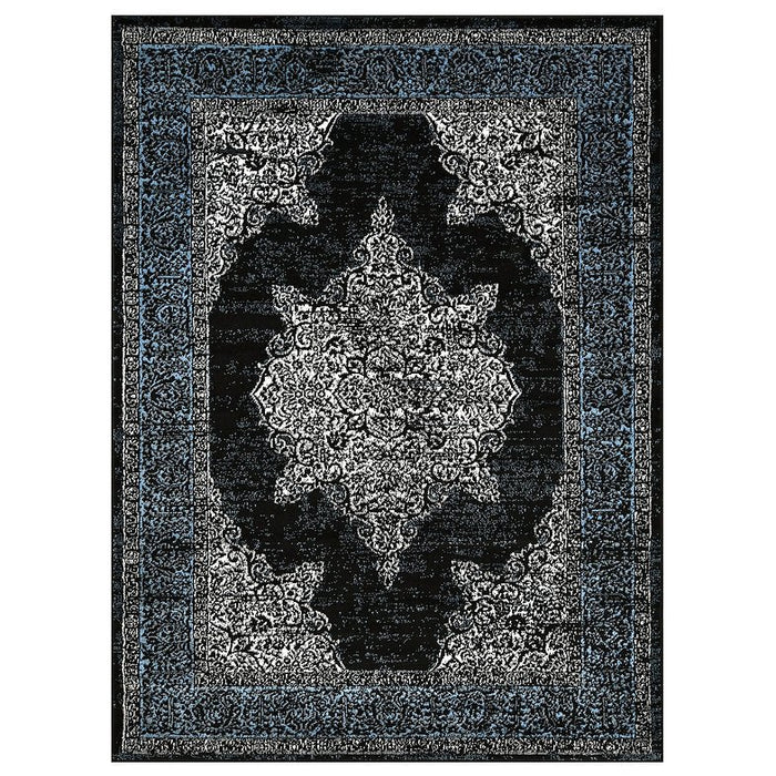 Impulse Area Rug 929 - 8' x 10' - Blue Lightening - Wichita Home Outlet
