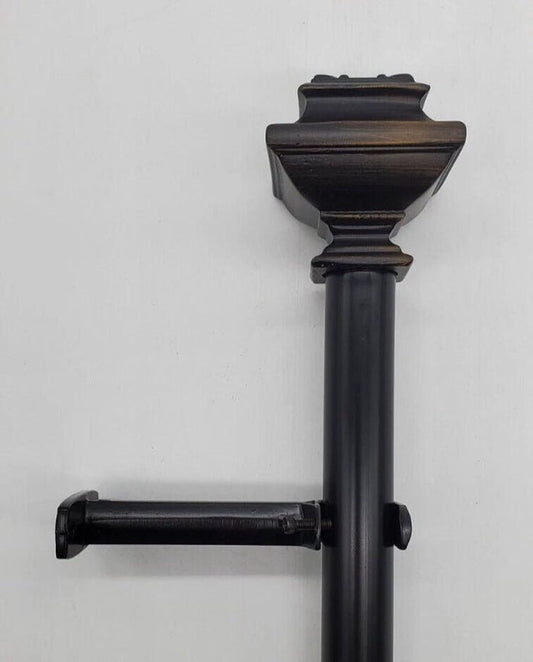 Irving Square 1" Adjustable Curtain Rod - Venetian Gold - 36" - 72" - Wichita Home Outlet
