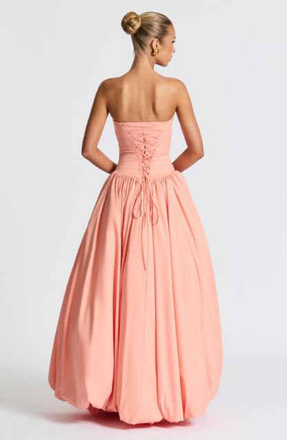 Jillian Maxi Dress - Peach