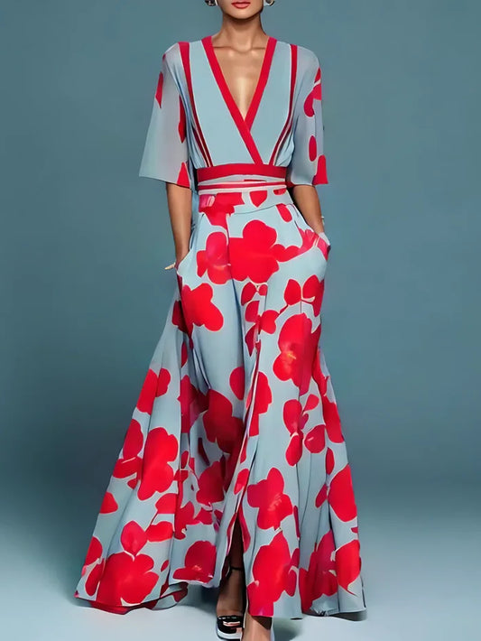Julia - Elegant Floral Dress