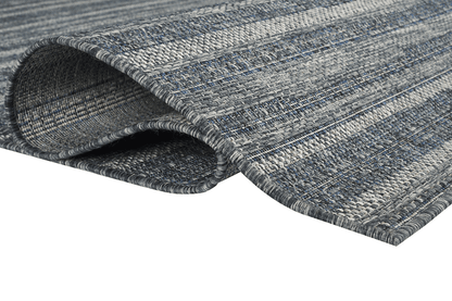 Knots 961 Area Rug - 5' x 7' - Denim - Wichita Home Outlet