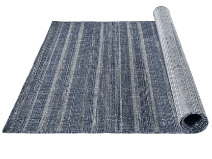 Knots 961 Area Rug - 5' x 7' - Denim - Wichita Home Outlet