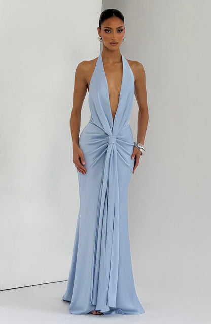 Linette Gown - Glacier Blue