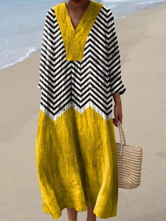 Molly - Boho Printed Dress