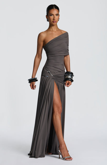 Monica Maxi Dress - Charcoal
