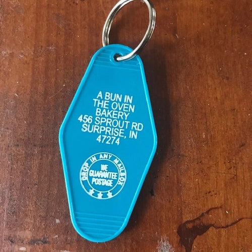 Motel Key Fob - A Bun in the Oven - Wichita Home Outlet