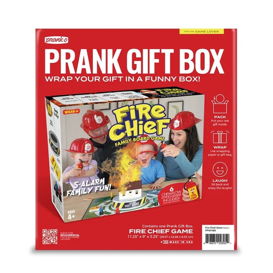 Prank Gift Box Fire Chief - Wichita Home Outlet