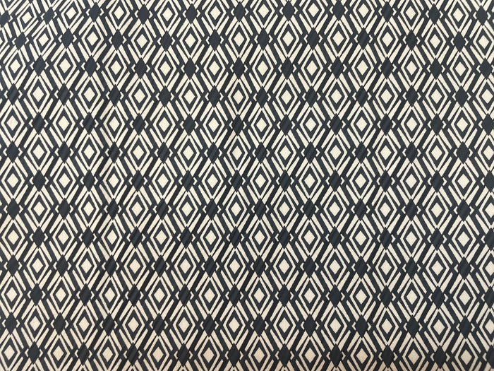 Printed Stretch Rayon Spandex - Twill Triangle