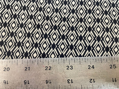 Printed Stretch Rayon Spandex - Twill Triangle
