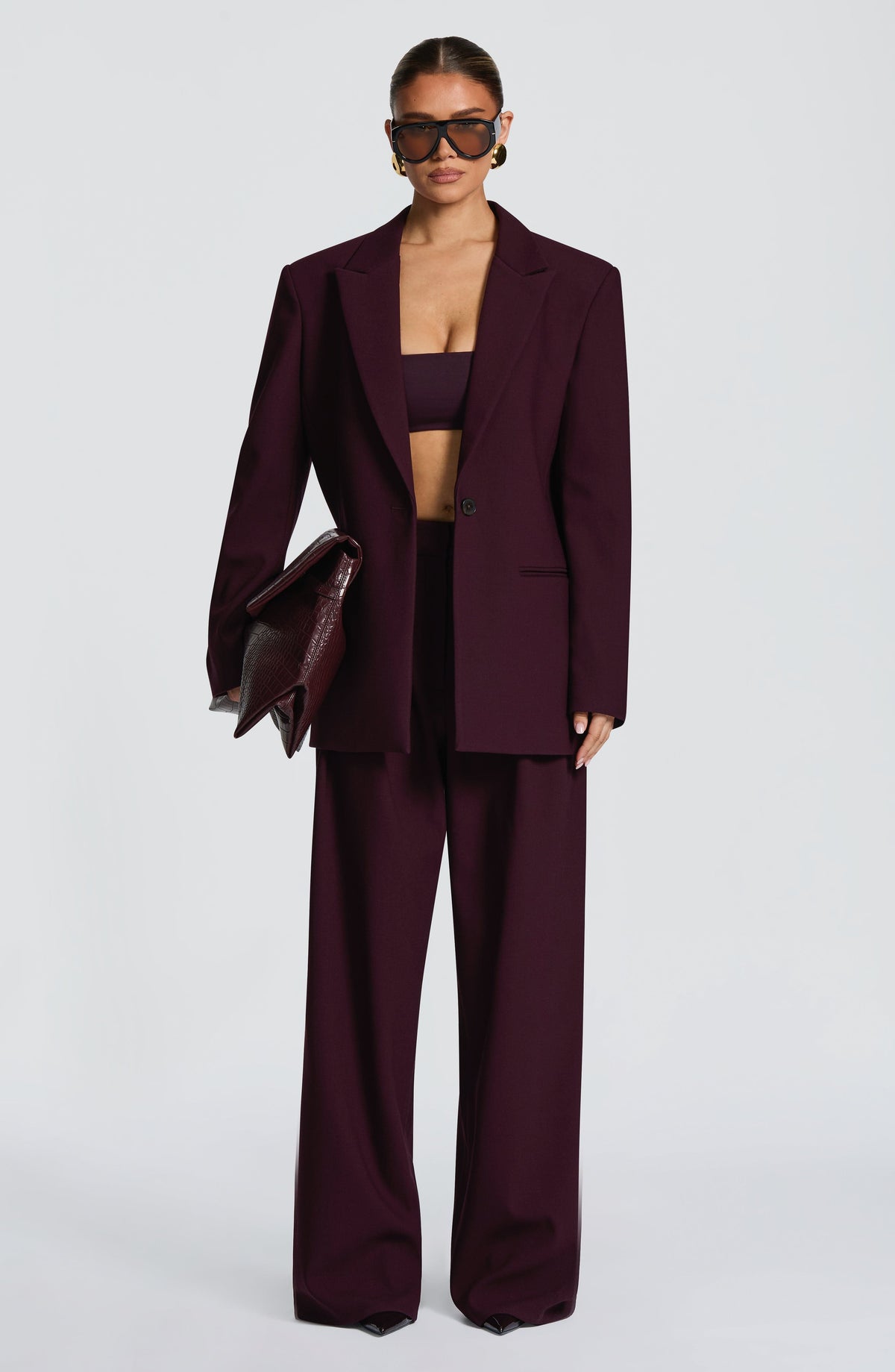 Reece Blazer - Plum