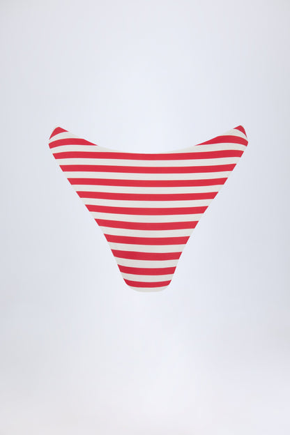 Cheeky Bikini Bottoms in Cherry Red