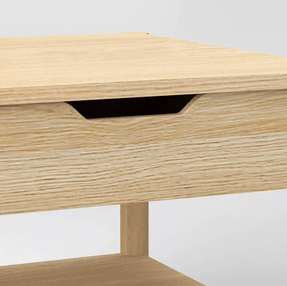 Scandi Coffee Tables Table With Drawers Natural - Wichita Home Outlet