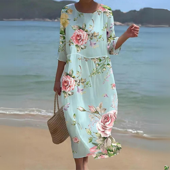 Sheila - Summer Printed Dress