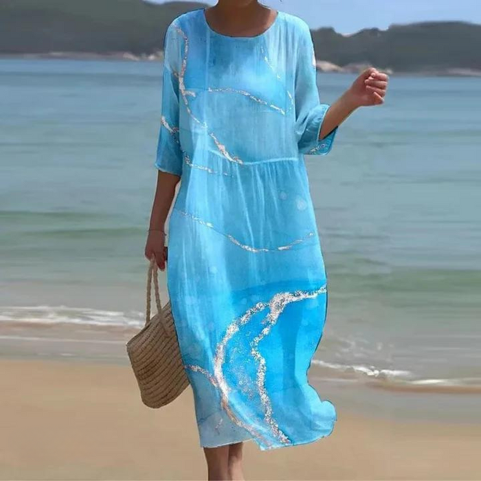 Sheila - Summer Printed Dress