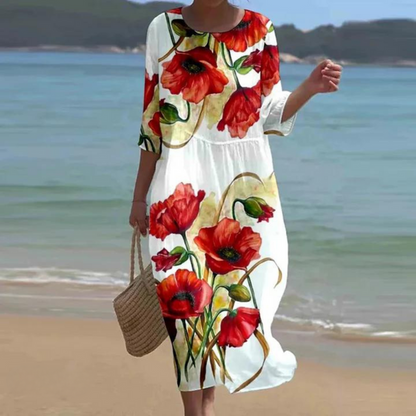 Sheila - Summer Printed Dress