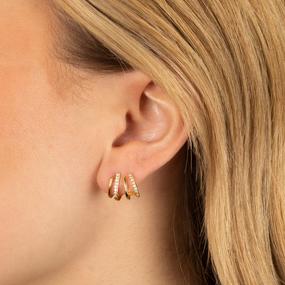 Shirley - Spiral Ear Cuff Earrings