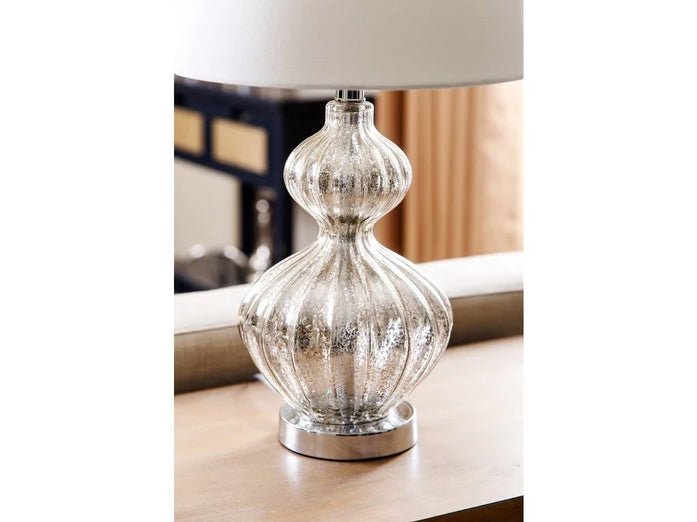 Silver Table Lamp - (Set of 2) - Wichita Home Outlet