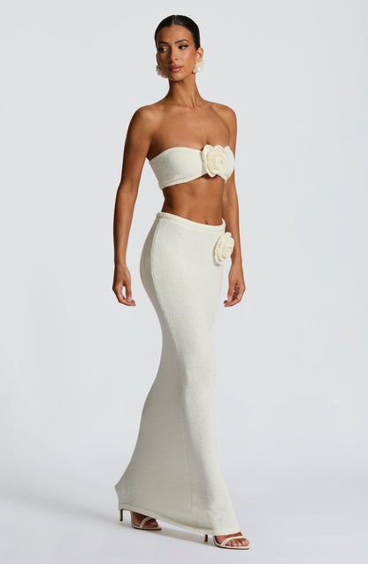 Sola Maxi Skirt - Ivory