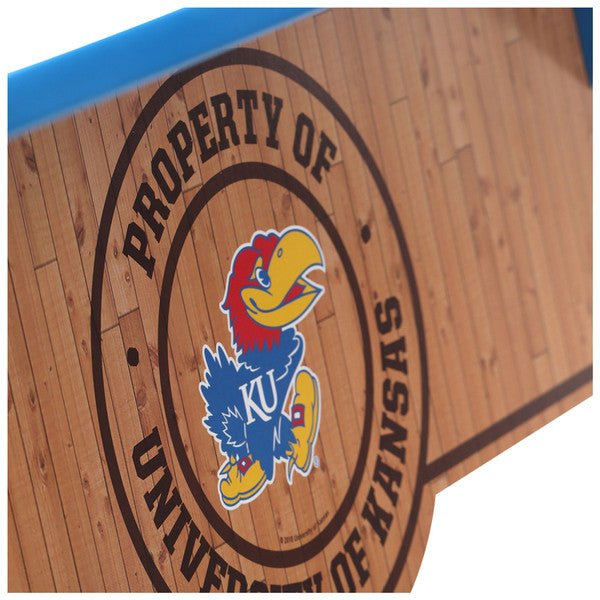 University of Kansas Property of KU Wood Wall Shelf - Wichita Home Outlet