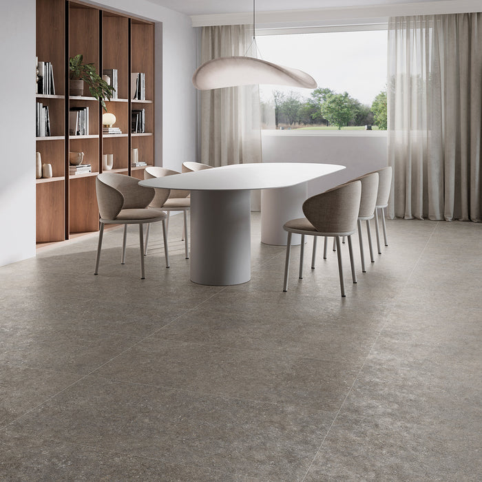 Vinci Grey 60 x 120cm Matt Rectified Porcelain Tile - 1.44sqm perbox