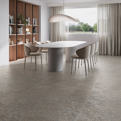 Vinci Grey 60 x 120cm Matt Rectified Porcelain Tile - 1.44sqm perbox
