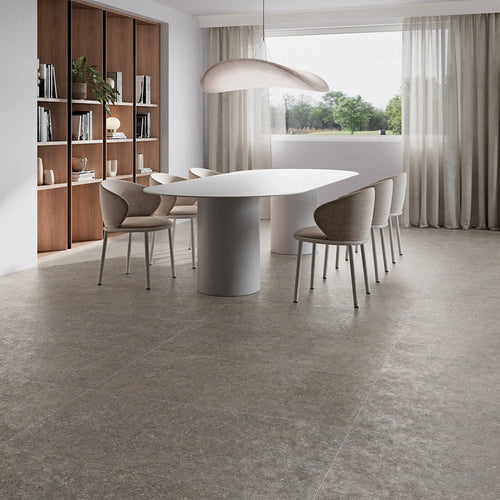 Vinci Grey 60 x 120cm Matt Rectified Porcelain Tile - 1.44sqm perbox