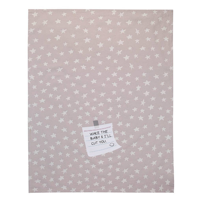 Wake The Baby & I'll Cut You Tea Towel - Closeout | Funatic - Wichita Home Outlet