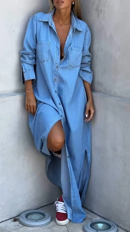 Zoe - Casual Button Down Dress