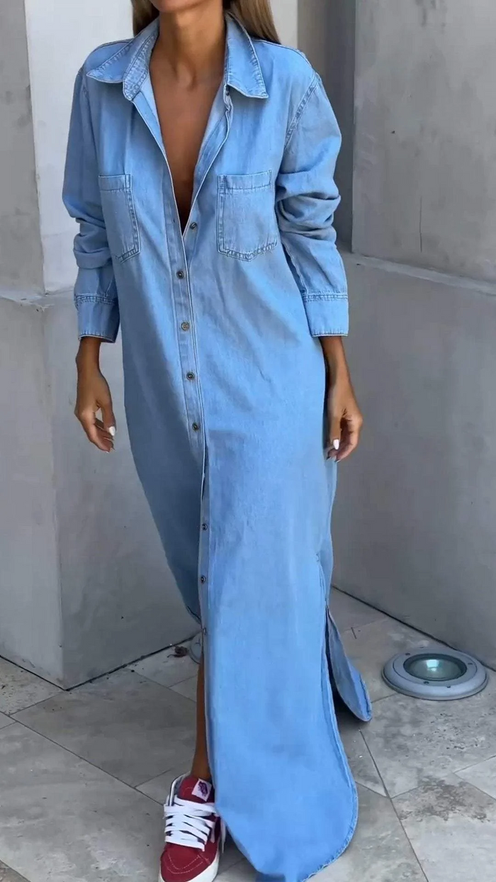 Zoe - Casual Button Down Dress