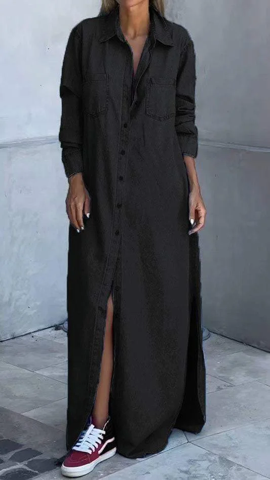 Zoe - Casual Button Down Dress